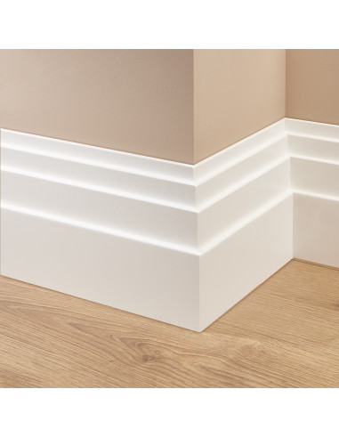 Large Stepped MDF Skirting Board
