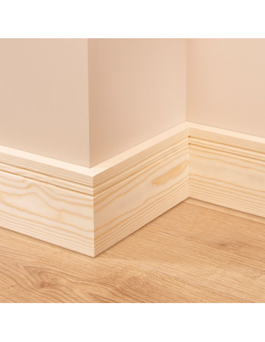 Square Groove 2 Pine Skirting Board