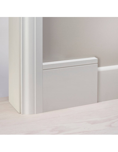 Square Groove MDF Skirting Board Cover