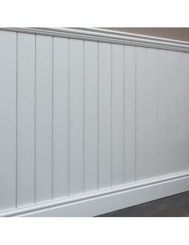 Tongue and groove MDF panelling from skirting 4 u