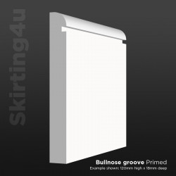 Bullnose Groove MDF Skirting Board