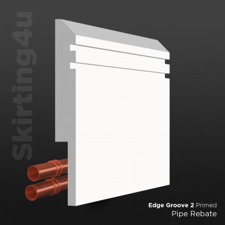 Edge Groove 2 MDF Skirting Board