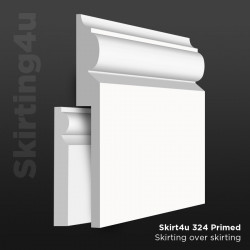 S4U 324 MDF Skirting Board Cover (Skirting Over Skirting)