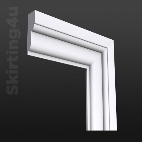 Lambs Tongue MDF Architrave White Primed
