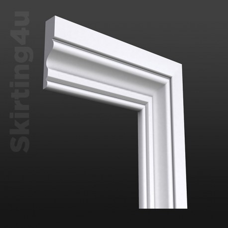 Ogee 2 MDF Architrave White Primed