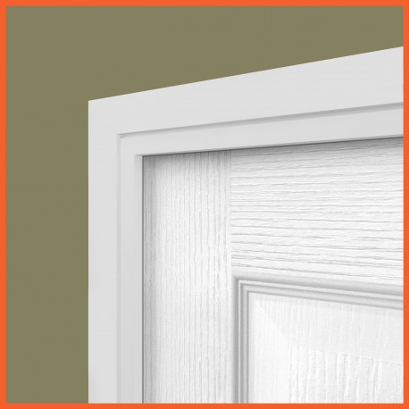 Square Groove MDF Architrave White Primed