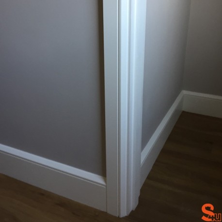Edge Groove MDF Architrave White Primed