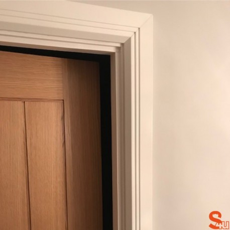 Edge Groove 2 MDF Architrave White Primed
