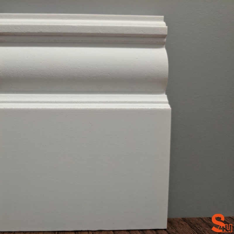 Edwardian Skirting Board Primed