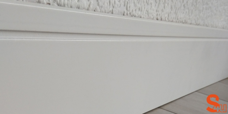 contemporary skirting square groove