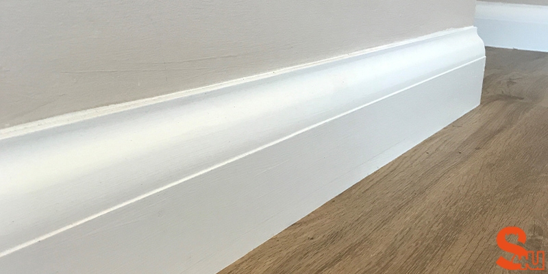 Asmara 5 contemporary skirting board