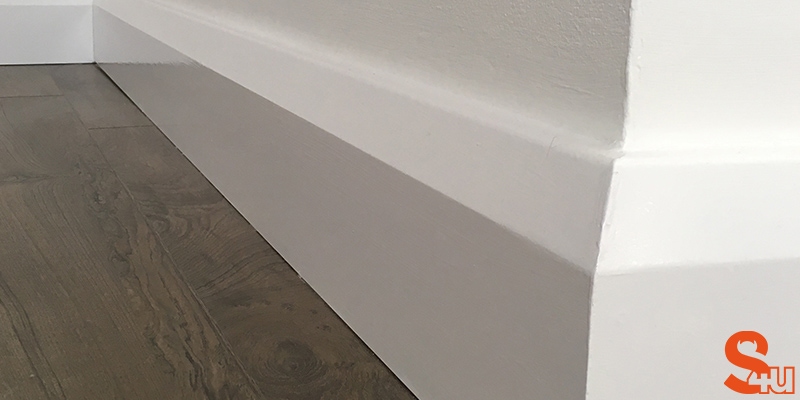 modern skirting board chamfer