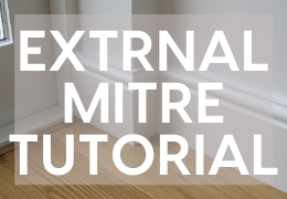 How to Create an External Mitre Joint for Skirting Boards
