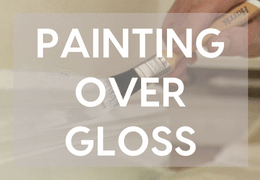 How To Paint Over Gloss Skirting