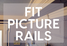 How to fit a Picture Rail