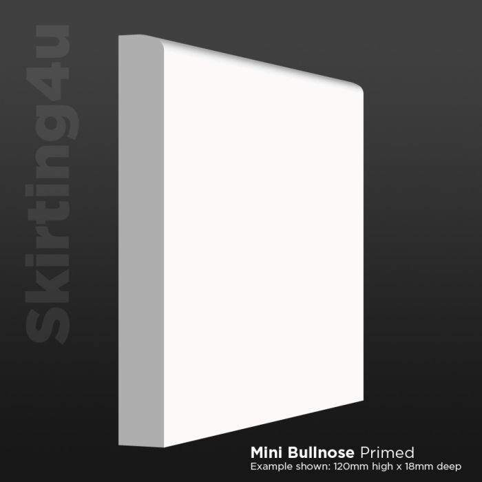 Mini Bullnose MDF Skirting Board