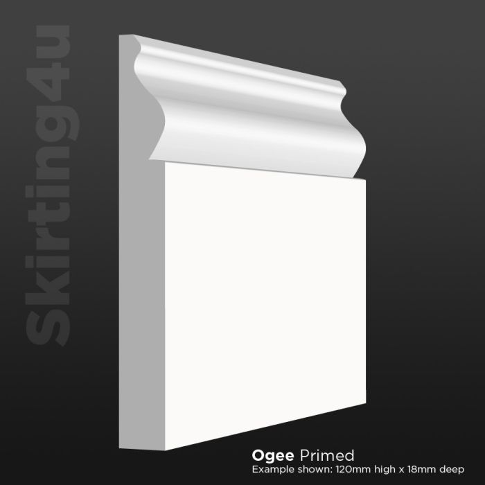 Ogee MDF Skirting Board