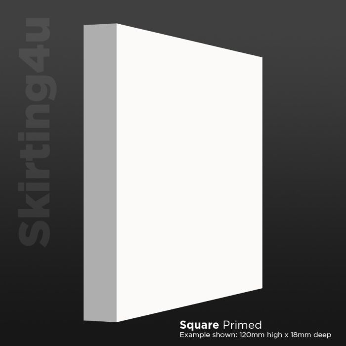 Square MDF Skirting Board