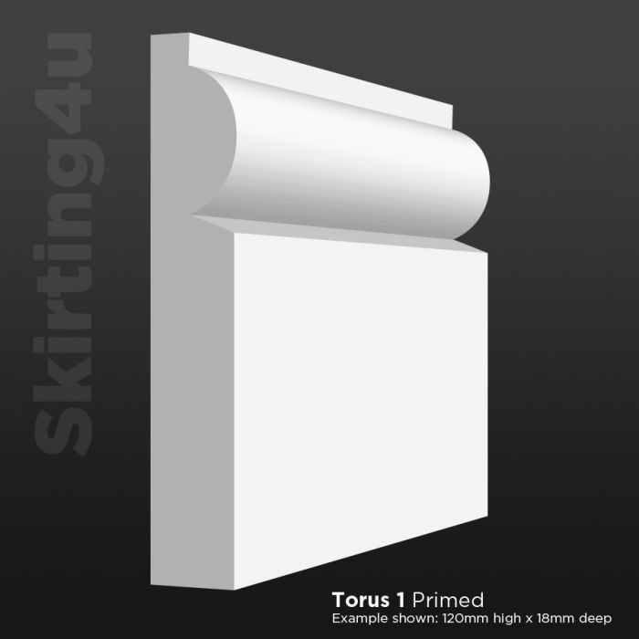 Torus 1 MDF Skirting Board