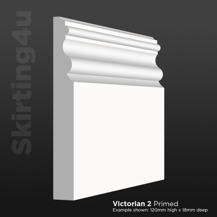 Victorian 2 MDF Skirting Board
