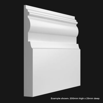 Large Edwardian Skirting Board SAMPLE