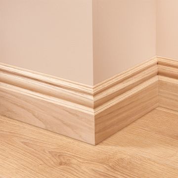 Edwardian Oak Skirting Board