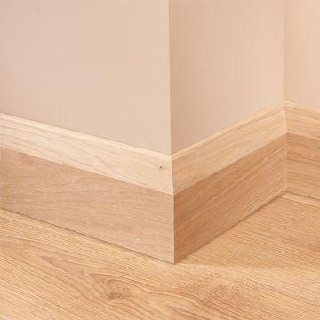 Chamfer Oak Skirting Board