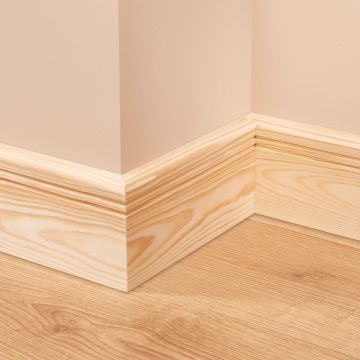 Bullnose Groove 2 Pine Skirting Board