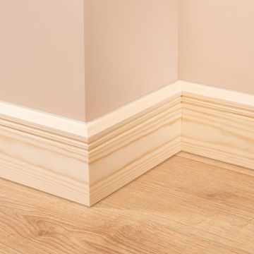 Edge Groove 2 Pine Skirting Board