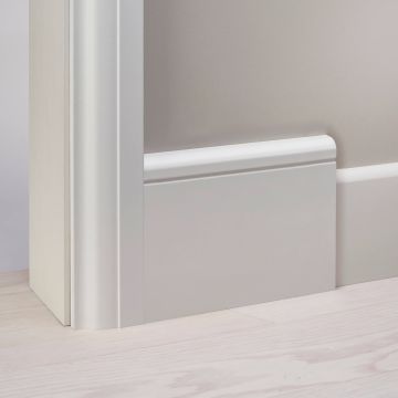 Bullnose Groove MDF Skirting Board Cover (Skirting Over Skirting)
