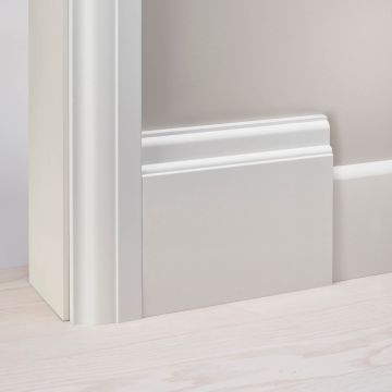 Lambs Tongue MDF Skirting Board Cover (Skirting Over Skirting)