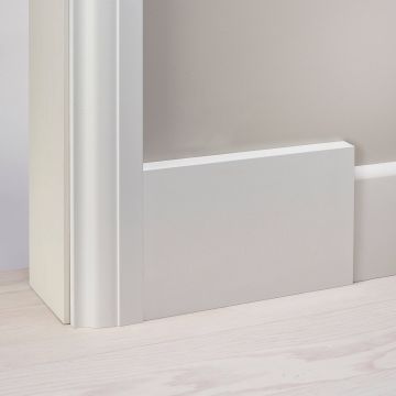 Square MDF Skirting Board Cover (Skirting Over Skirting)