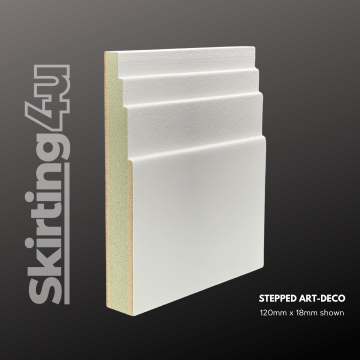 Stepped Art Deco Skirting Sample