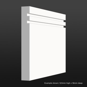 Square Groove 2 Skirting SAMPLE