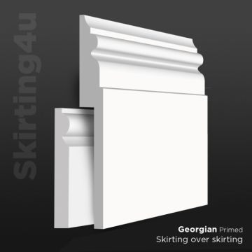 Georgian MDF Skirting Cover SAMPLE