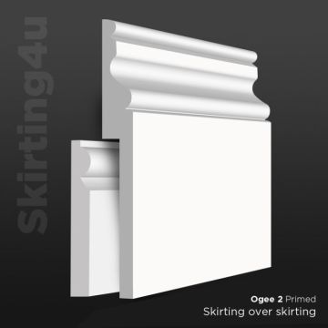 Ogee 2 MDF Skirting Cover SAMPLE
