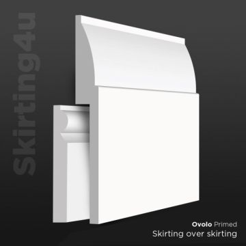 Ovolo MDF Skirting Cover SAMPLE