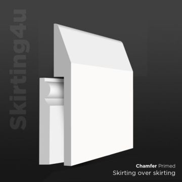 Chamfer MDF Skirting Cover SAMPLE