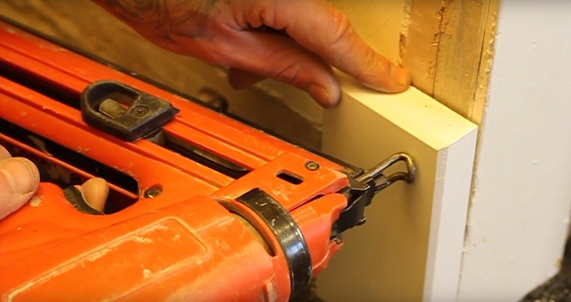 Plinth Blocks fixed with nail