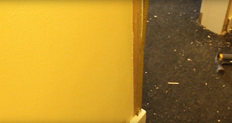 measuring for architrave inbetween plinth block and rosette